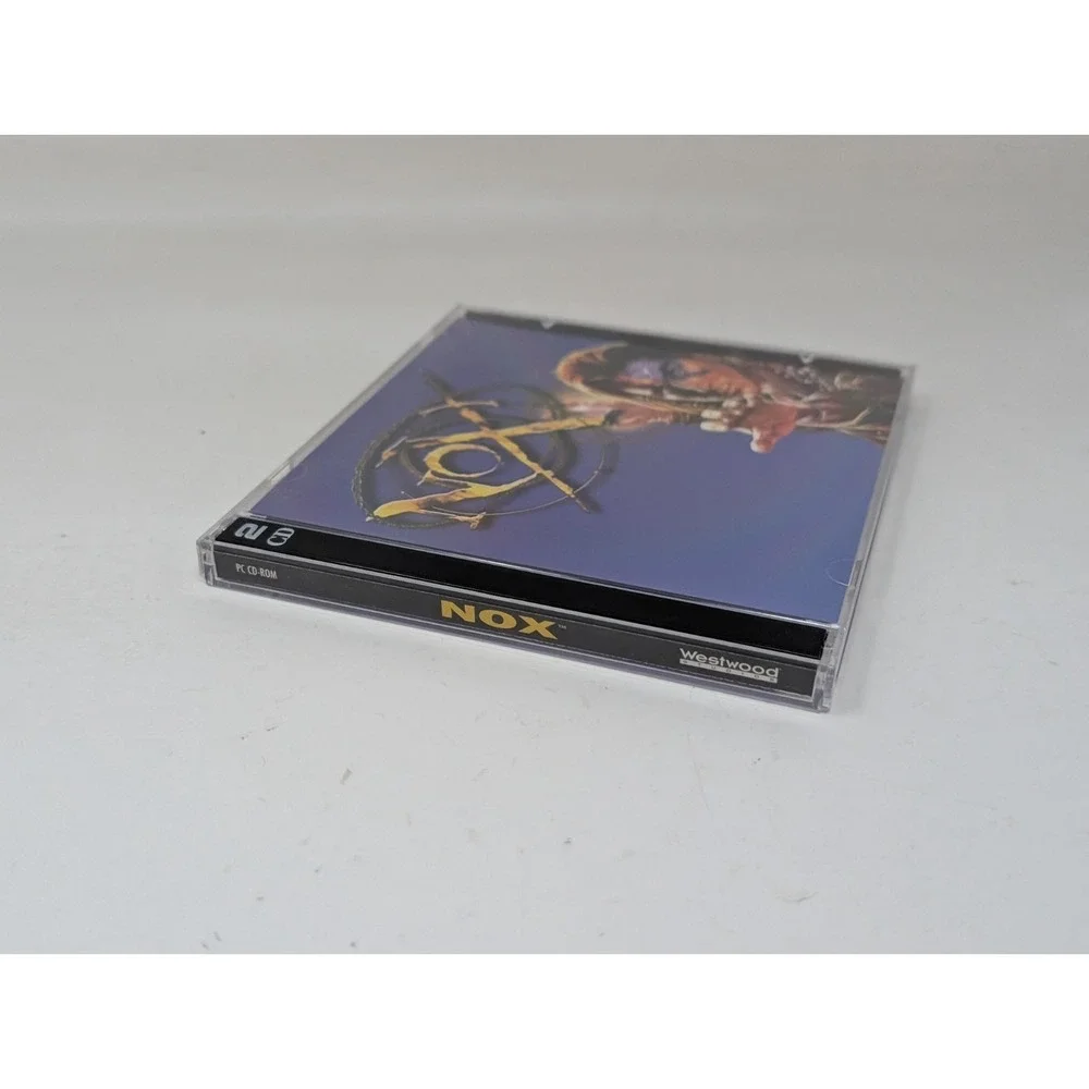 Nox PC CD-ROM 2000 Westwood Studios Action RPG 2-Disc Set Vintage Video Game
